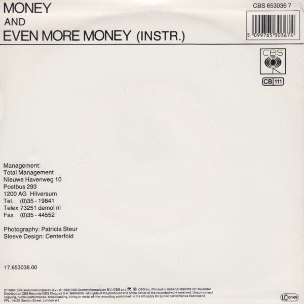Centerfold : Money (7", Single)