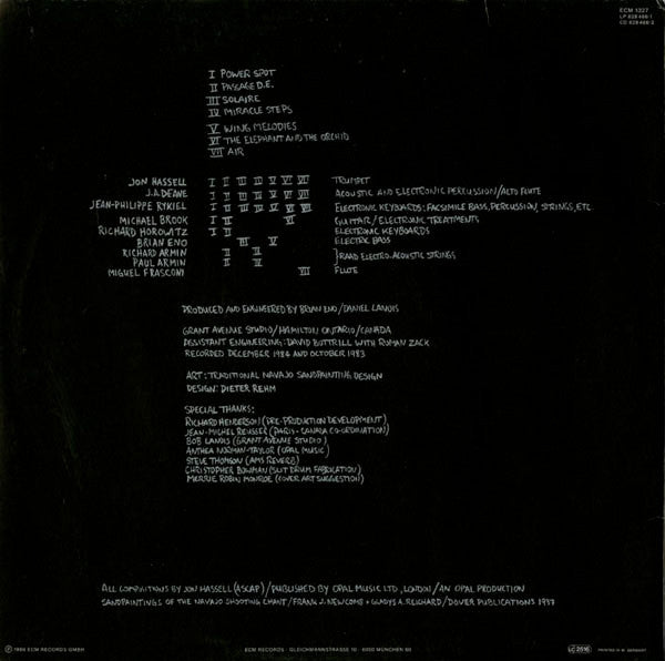Jon Hassell : Power Spot (LP, Album)