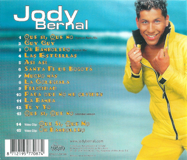 Jody Bernal : Que Si, Que No (CD, Album, Enh)