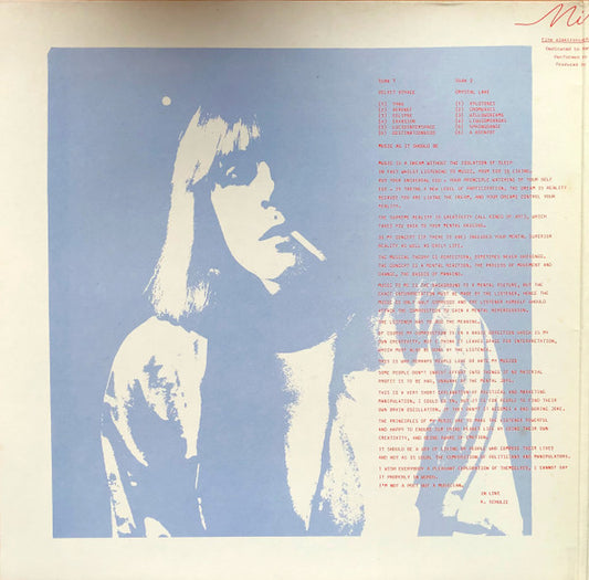 Klaus Schulze : Mirage (LP, Album, Gat)