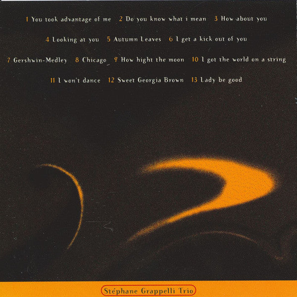 Stéphane Grappelli Trio : I Got The World On A String (CD, Album)