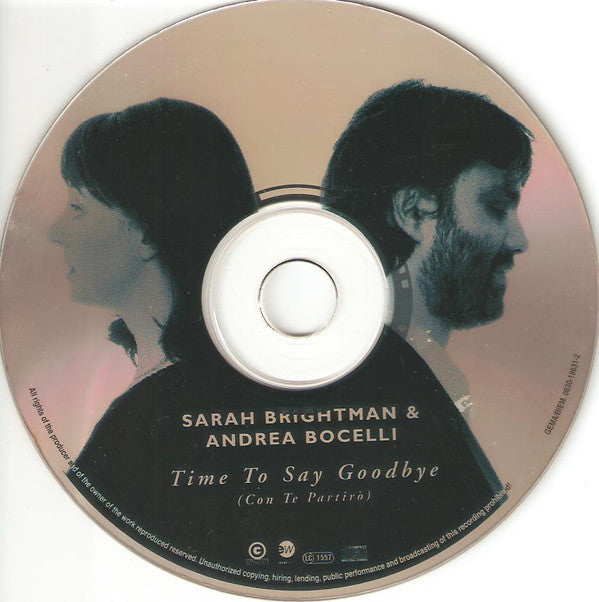 Sarah Brightman & Andrea Bocelli : Time To Say Goodbye (Con Te Partirò) (CD, Single, Dis)
