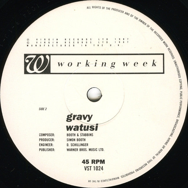 Working Week : Largo (12")