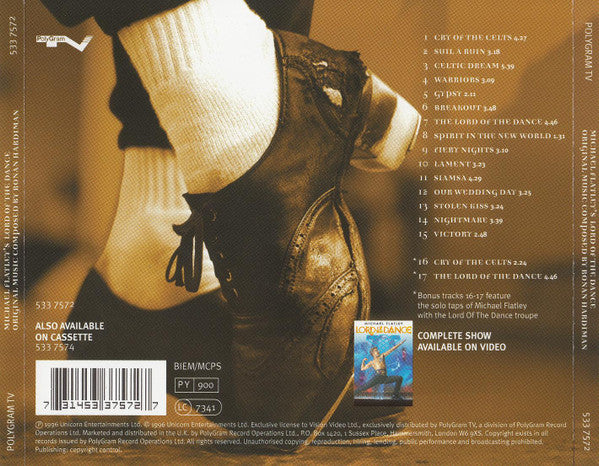 Ronan Hardiman : Michael Flatley's Lord Of The Dance (CD, Album, RE)