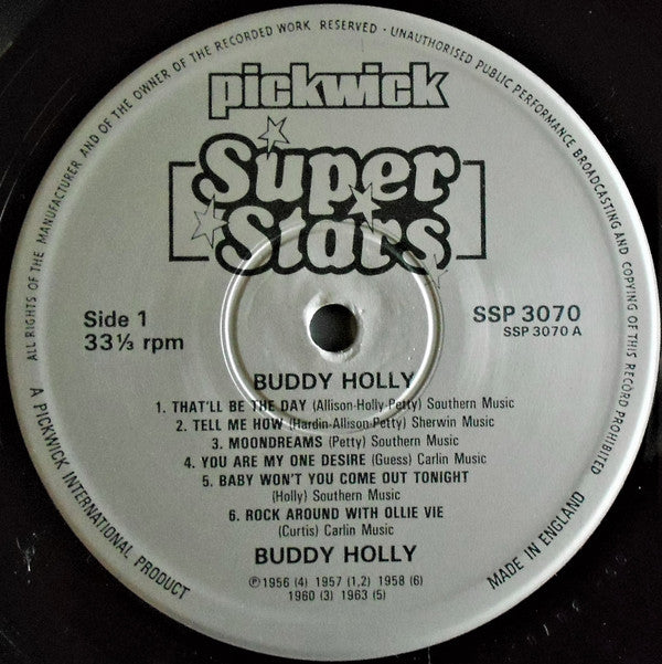 Buddy Holly : Buddy Holly (LP, Comp, RE)