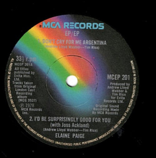 Elaine Paige : EP/EP (7", EP)