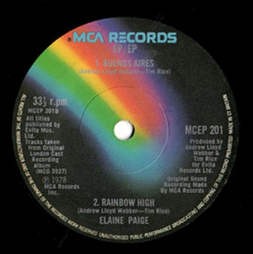 Elaine Paige : EP/EP (7", EP)