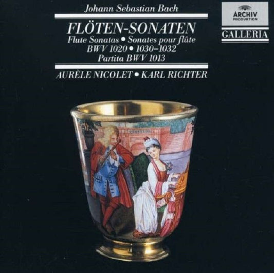 Johann Sebastian Bach - Aurèle Nicolet ∙ Karl Richter : Flöten-Sonaten ∙ Flute Sonatas ∙ Sonates Pour Flûte BWV 1020, 1030-1032, Partita BWV 1013 (CD, Comp, RE)
