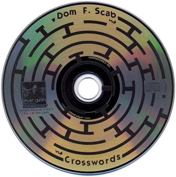 Dom F. Scab : Crosswords (CD, Album)
