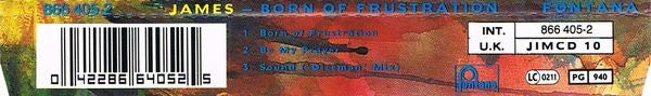 James : Born Of Frustration (CD, Single)