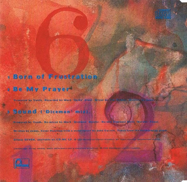 James : Born Of Frustration (CD, Single)