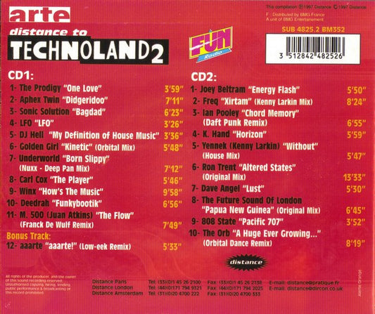 Various : Distance To Technoland 2 (2xCD, Comp)