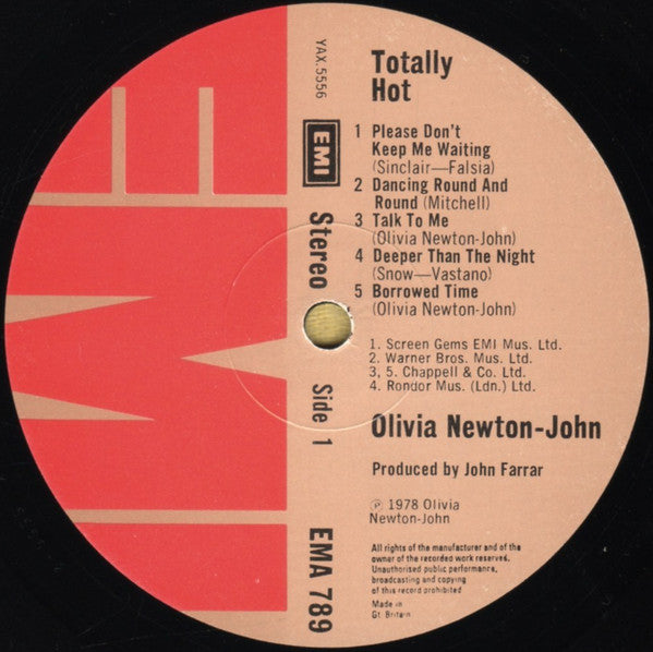 Olivia Newton-John : Totally Hot (LP, Album)