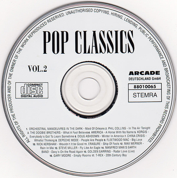 Various : Pop Classics - Vol.2 (CD, Comp)