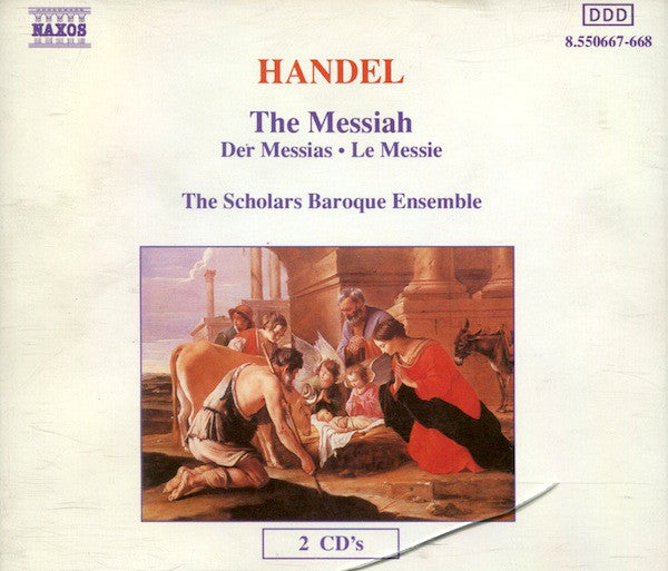 Georg Friedrich Händel, The Scholars Baroque Ensemble : The Messiah (Der Messias • Le Messie) (2xCD, Album)