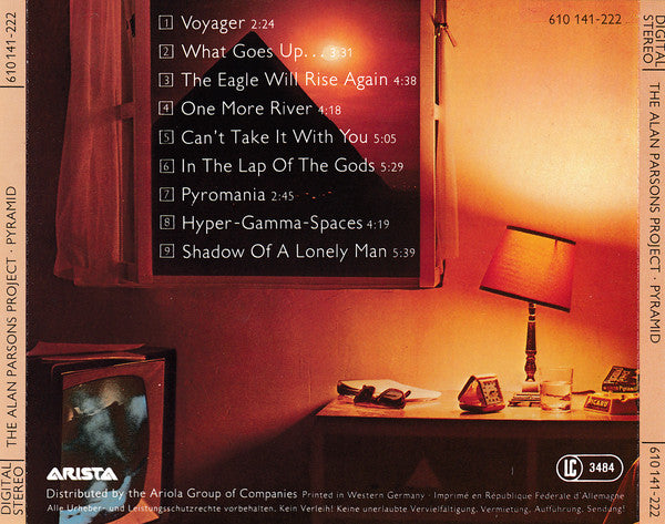 The Alan Parsons Project : Pyramid (CD, Album, RE)