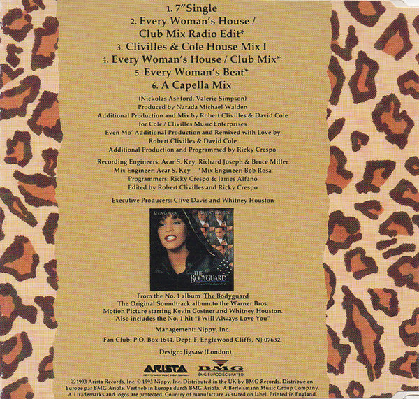 Whitney Houston : I'm Every Woman (CD, Maxi)
