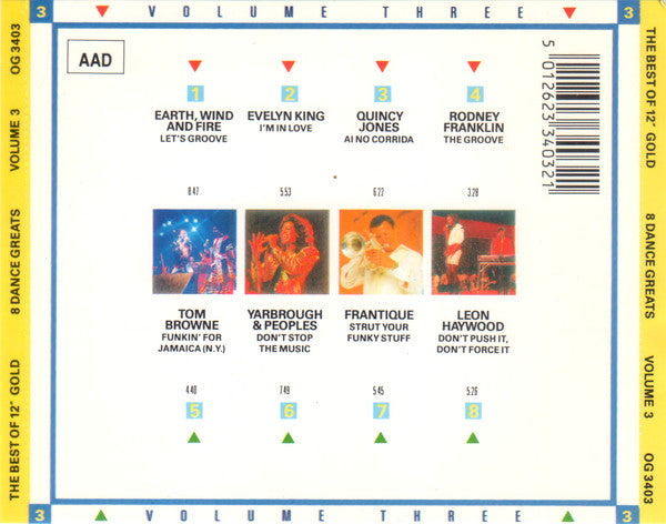 Various : Best Of 12 Inch Gold (Volume 3) (CD, Comp, Dis)