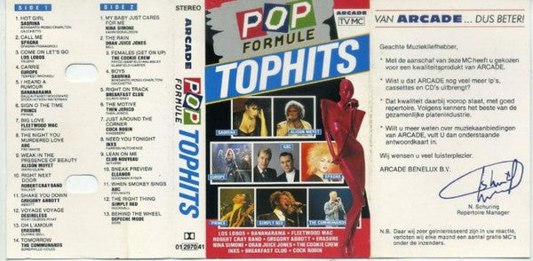 Various : Pop Formule Tophits (Cass, Comp)