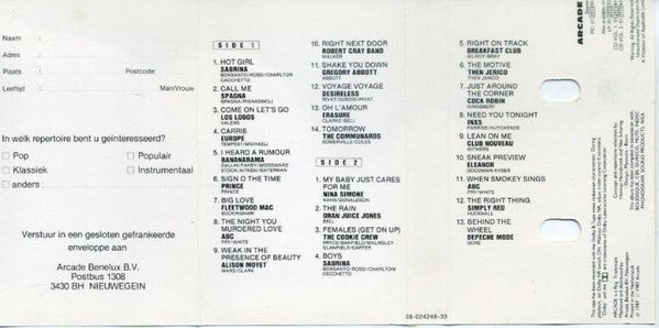 Various : Pop Formule Tophits (Cass, Comp)