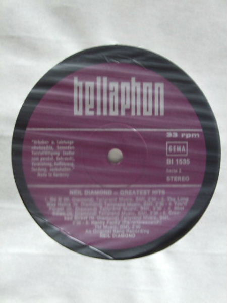 Neil Diamond : Greatest Hits (LP, Comp)