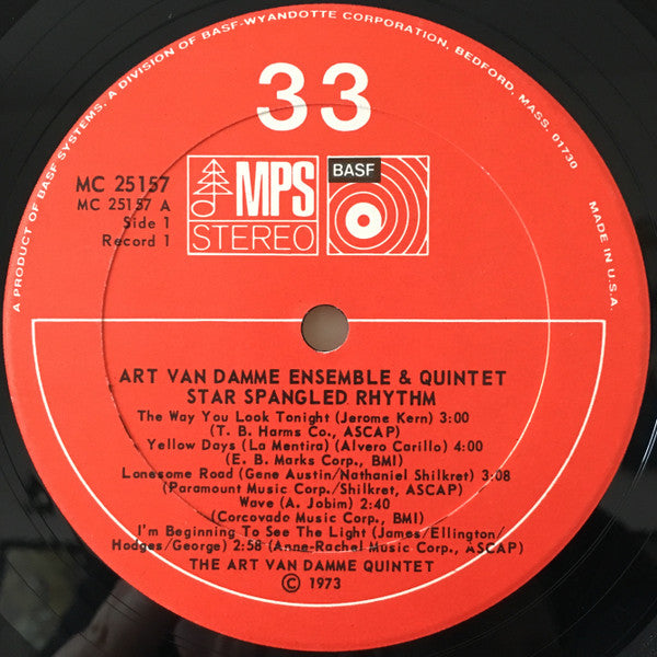 Art Van Damme Ensemble & The Art Van Damme Quintet : Star Spangled Rhythm  (2xLP, Comp)