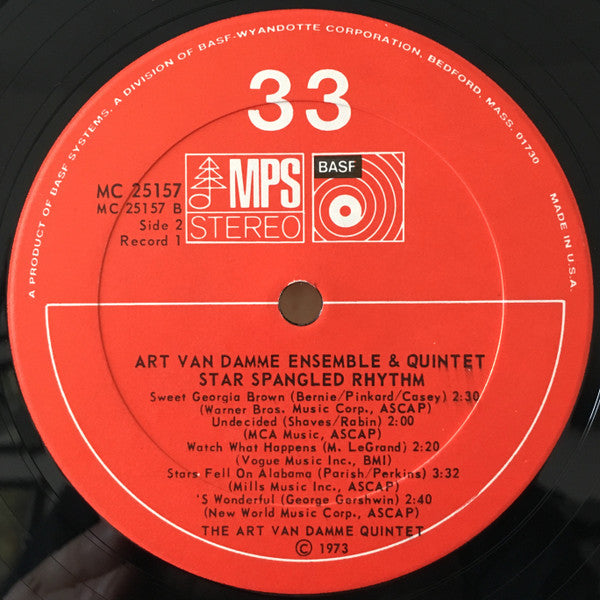 Art Van Damme Ensemble & The Art Van Damme Quintet : Star Spangled Rhythm  (2xLP, Comp)