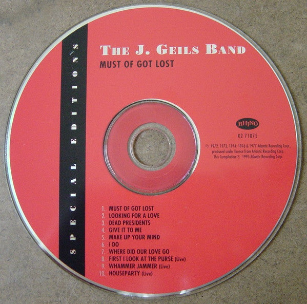 The J. Geils Band : Must Of Got Lost (CD, Comp, S/Edition)