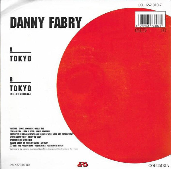 Danny Fabry : Tokyo (7", Single)