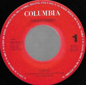Danny Fabry : Tokyo (7", Single)