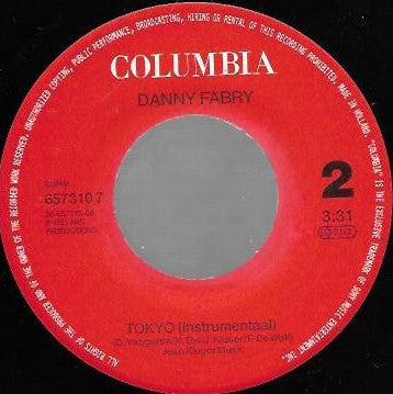 Danny Fabry : Tokyo (7", Single)