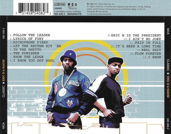 Eric B. & Rakim : Classic Eric B & Rakim (CD, Comp, RE, RM)