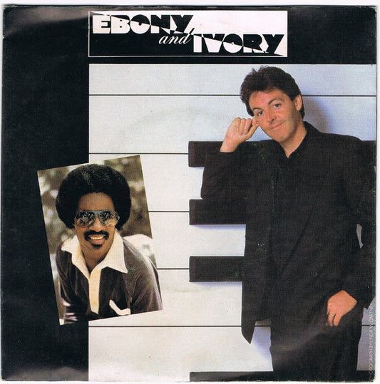 Paul McCartney : Ebony And Ivory (7", Single)