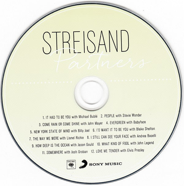 Barbra Streisand : Partners (CD, Album)