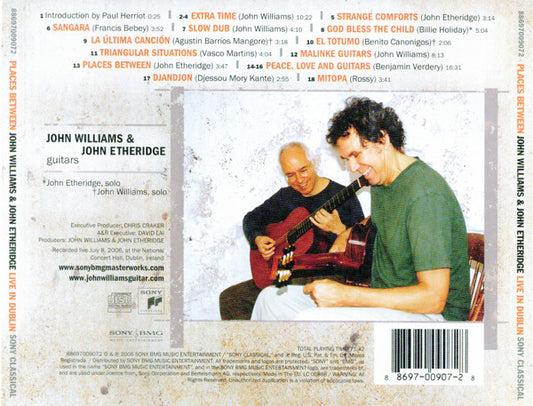 John Williams (7), John Etheridge : Places Between (Live In Dublin) (CD, Album)