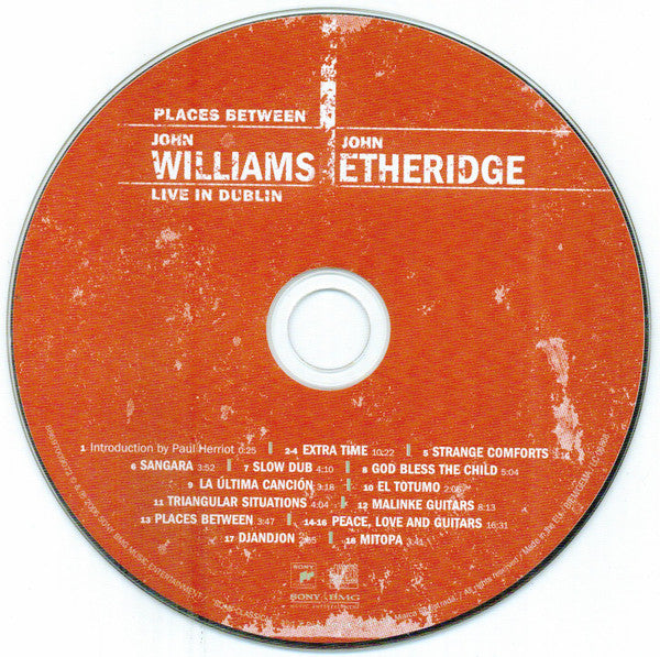 John Williams (7), John Etheridge : Places Between (Live In Dublin) (CD, Album)