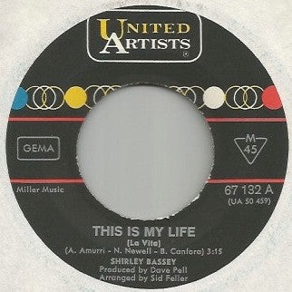 Shirley Bassey : This Is My Life (La Vita) / Funny Girl (7", Single)