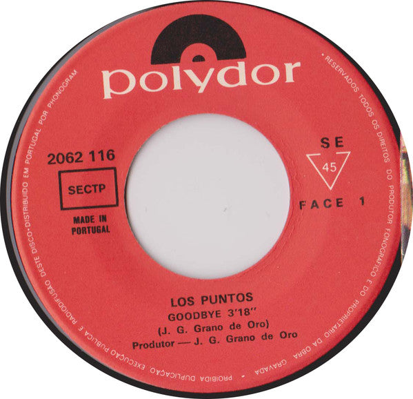 Los Puntos : Good Bye / Ahora Si, Ahora No (7", Single)