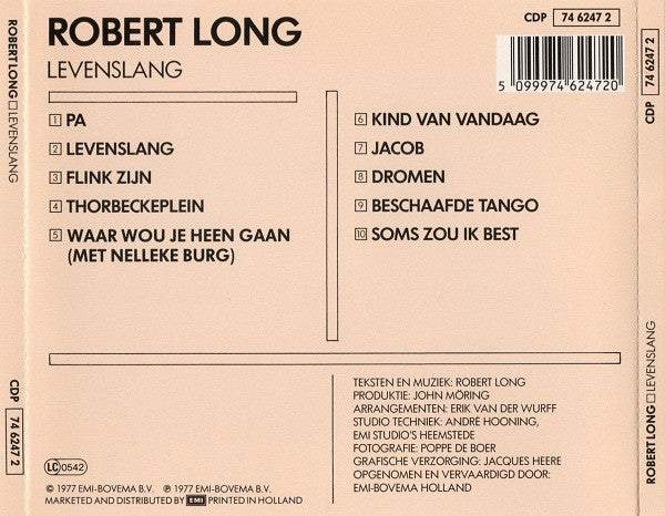 Robert Long : Levenslang (CD, Album, RE, RP)