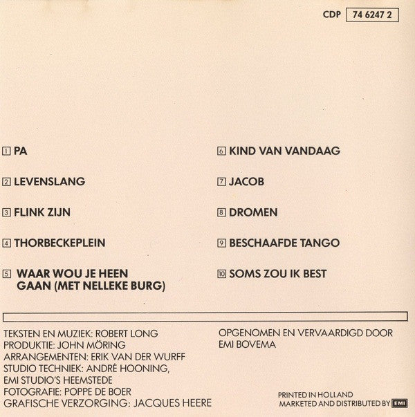 Robert Long : Levenslang (CD, Album, RE, RP)