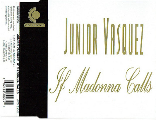 Junior Vasquez : If Madonna Calls (CD, Maxi)
