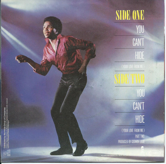 David Joseph : You Can't Hide (Your Love From Me) (7", Single)