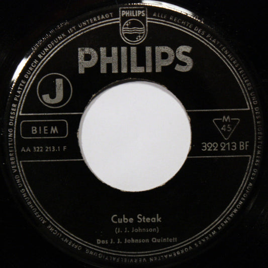 The J.J. Johnson Quintet : Cube Steak / Overdrive (7", Single)