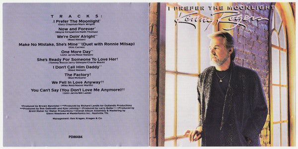 Kenny Rogers : I Prefer The Moonlight (CD, Album)