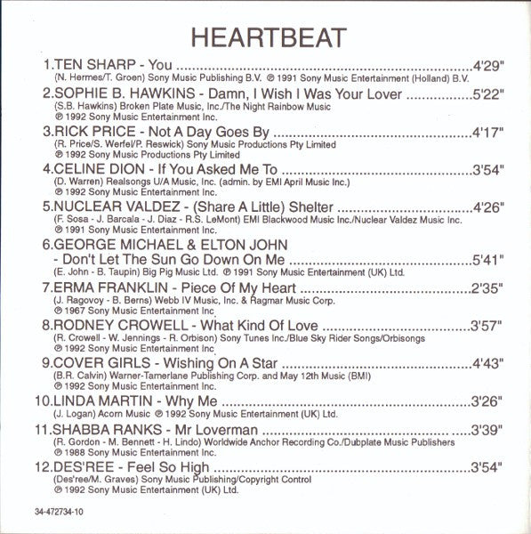 Various : Heart Beat (CD, Comp)