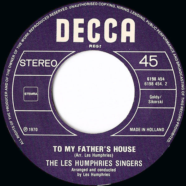 Les Humphries Singers : Mexico (7", Single, RE)
