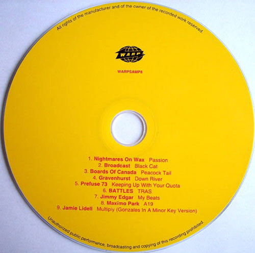 Various : WARP Sampler (CD, Promo, Smplr)
