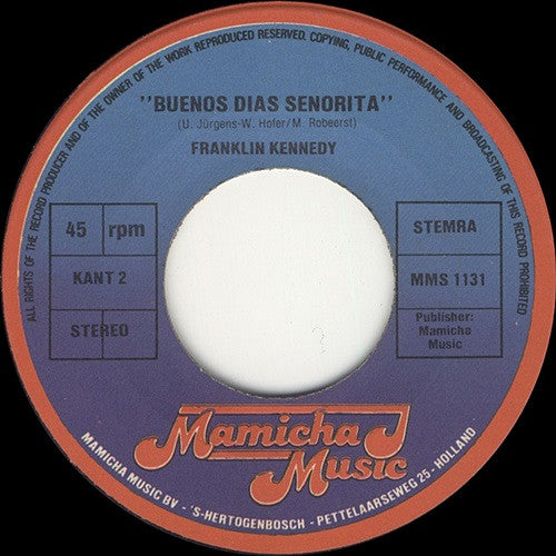 Franklin Kennedy & De Krabben : Zet Oe Eigen In (7", Single)