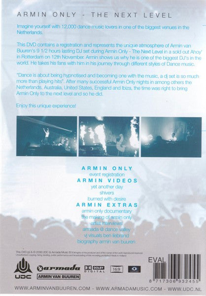Armin van Buuren : Armin Only - The Next Level (DVD)