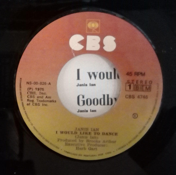 Janis Ian : I Would Like To Dance / Goodbye To Morning (7", Single)